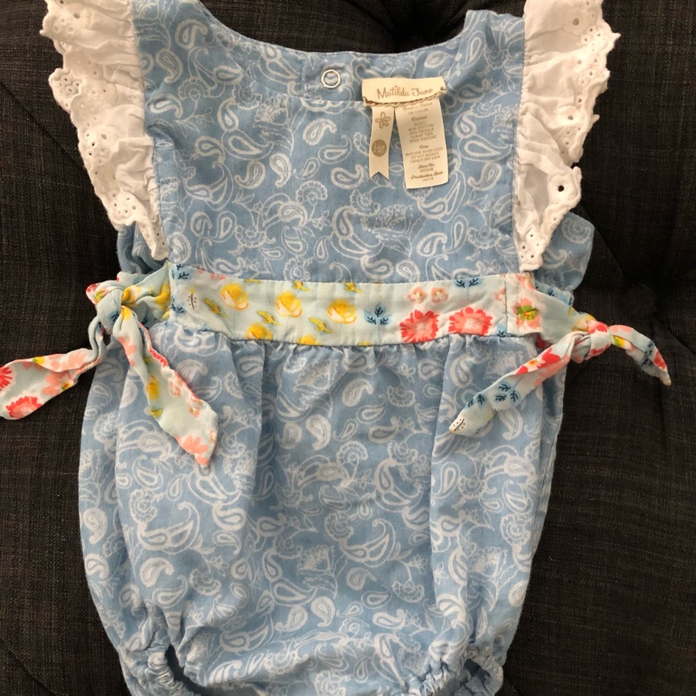 Matilda Jane Baby Girl One Piece Outfit EUC